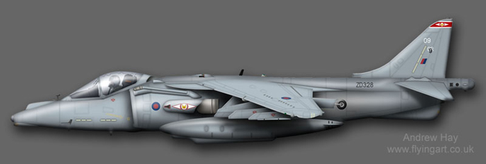 Harrier GR.9 ZD328 1(F) Sqn